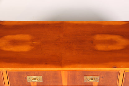 Traumhaftes Maritim Sideboard Englische Schiffs Kommode Englisch Antik Schrank Military Chest