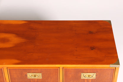 Traumhaftes Maritim Sideboard Englische Schiffs Kommode Englisch Antik Schrank Military Chest