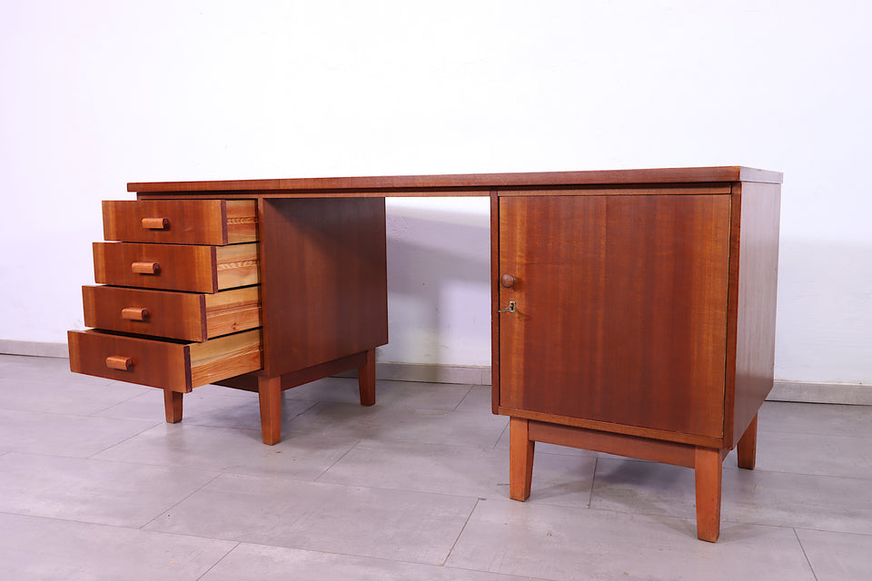 Schlichter Mid Century Schreibtisch Danish Design Tisch