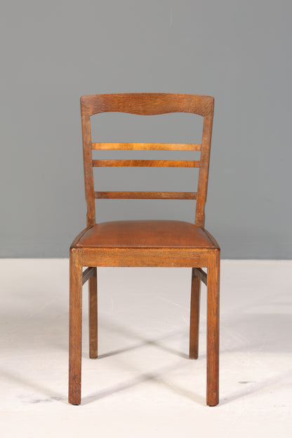 Wunderschöner Stuhl um 1940 Art Deco Stil Küchenstuhl Jugendstil Esszimmer Stuhl 1 von 2