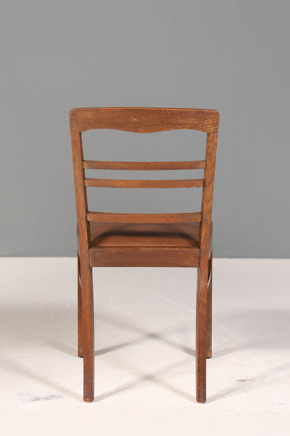 Wunderschöner Stuhl um 1940 Art Deco Stil Küchenstuhl Jugendstil Esszimmer Stuhl 1 von 2