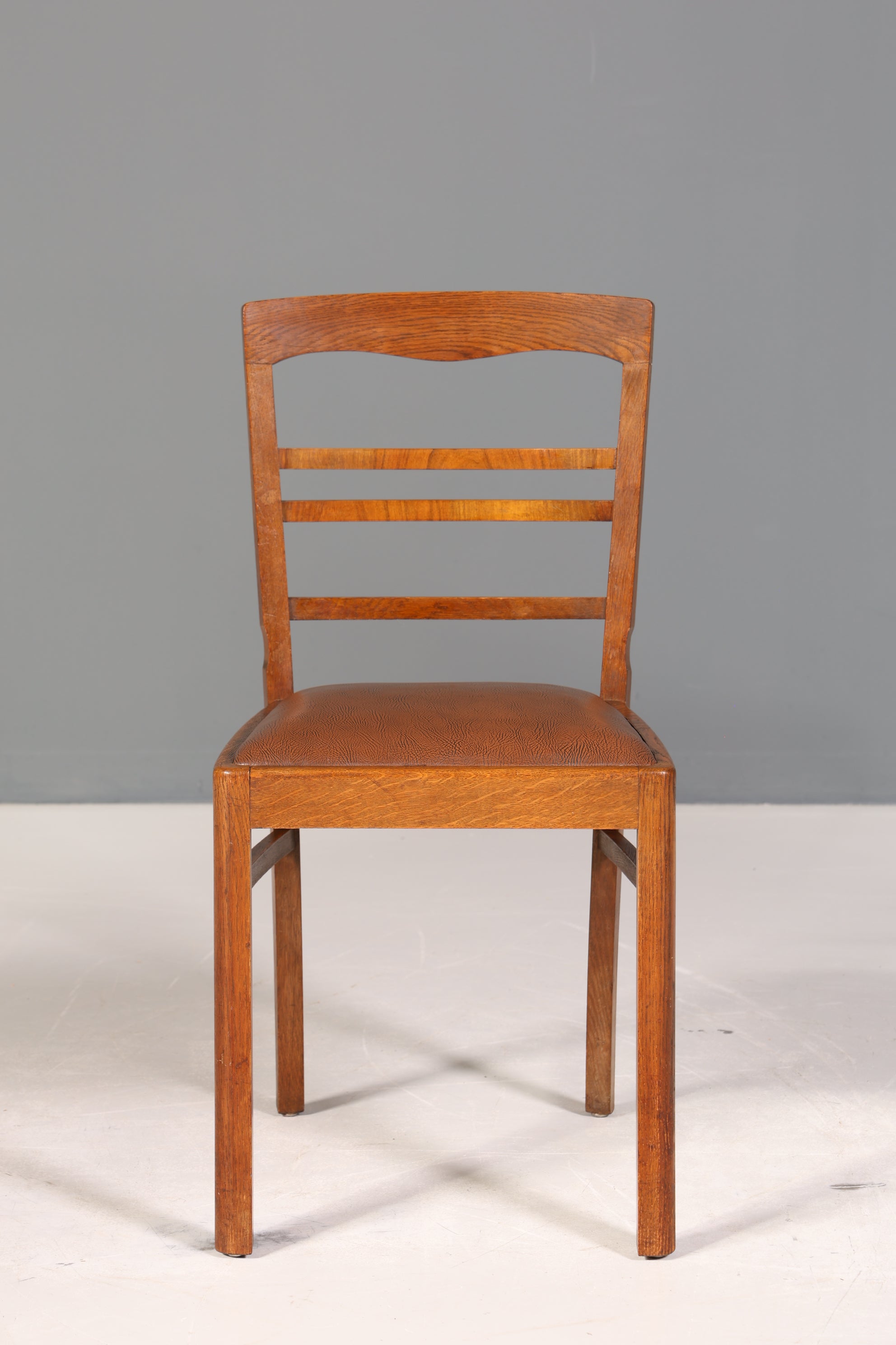 Wunderschöner Stuhl um 1940 Art Deco Stil Küchenstuhl Jugendstil Esszimmer Stuhl 2 von 2