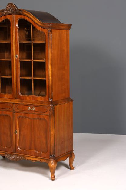Traumhafte Chippendale Vitrine Buffet Schrank Regal Barock Stil Antik Glasvitirne
