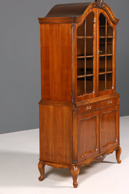 Traumhafte Chippendale Vitrine Buffet Schrank Regal Barock Stil Antik Glasvitirne