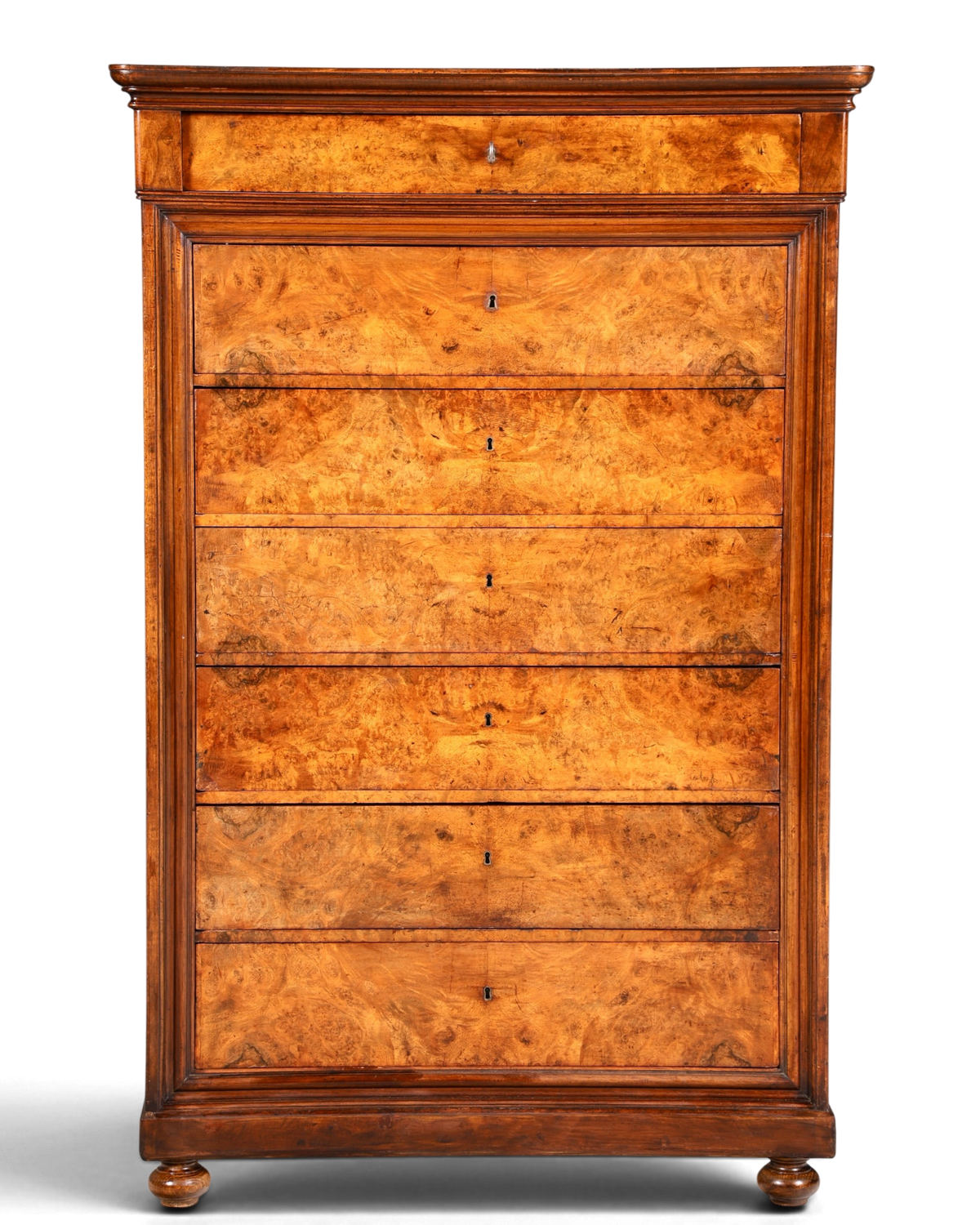 F941 Finish Wunderschönes Gründerzeit Vertiko Louis Philippe Kommode um 1880 Schubladenkommode