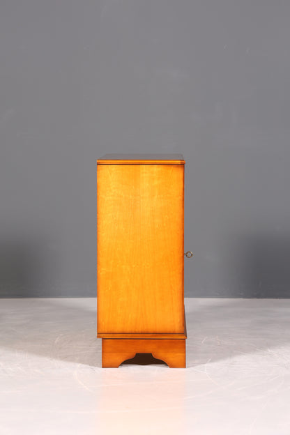 F944 Finish Traumhafter Original Heldense Schrank Englische Eibe Sideboard echt Holz Antik 60s