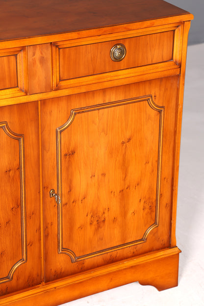 F944 Finish Traumhafter Original Heldense Schrank Englische Eibe Sideboard echt Holz Antik 60s