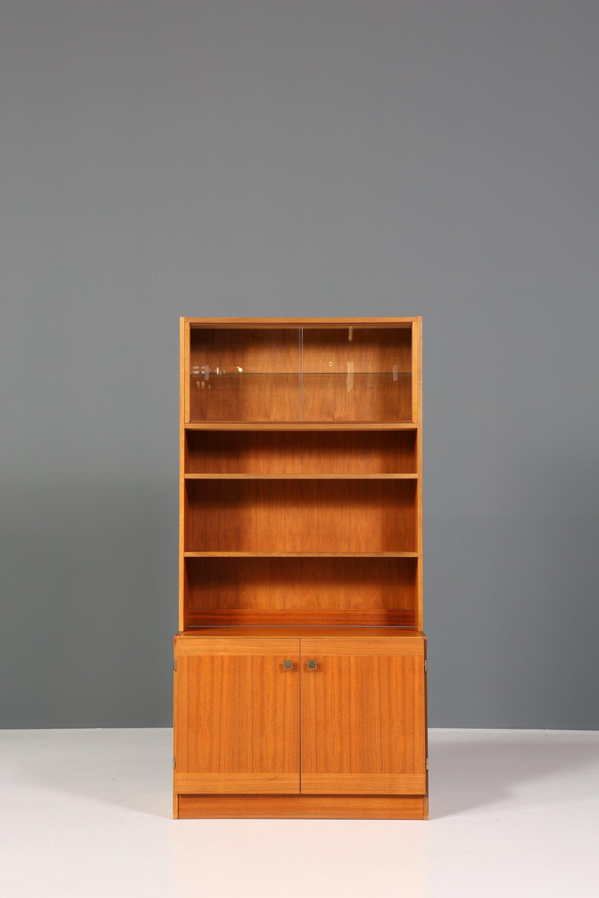 Wunderschönes Mid Century Regal Vintage Schrank Retro Vitrine Bücherregal 60s