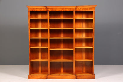 Stilvolles Englisches XXL Bücherregal Eibe Antik Regal Bookshelf Buchablage 60s Bibliothek