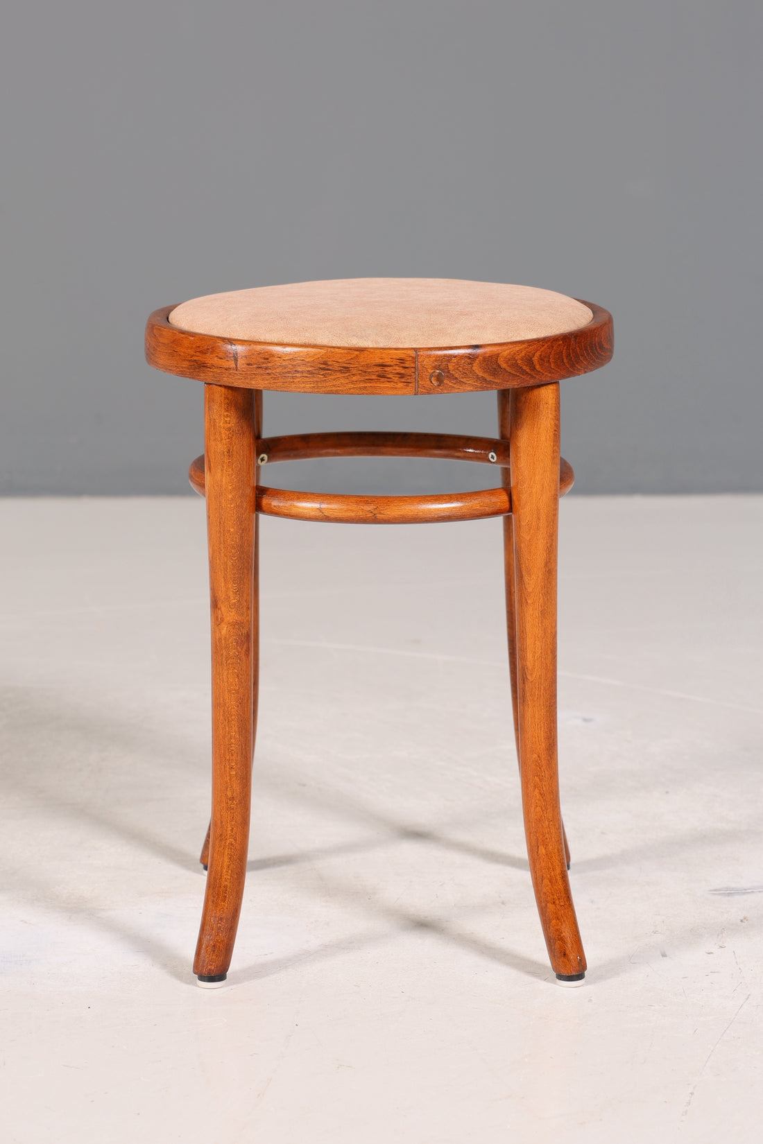 Wunderschöner Hocker Bugholz Stuhl Thonet echt Holz Klavierhocker