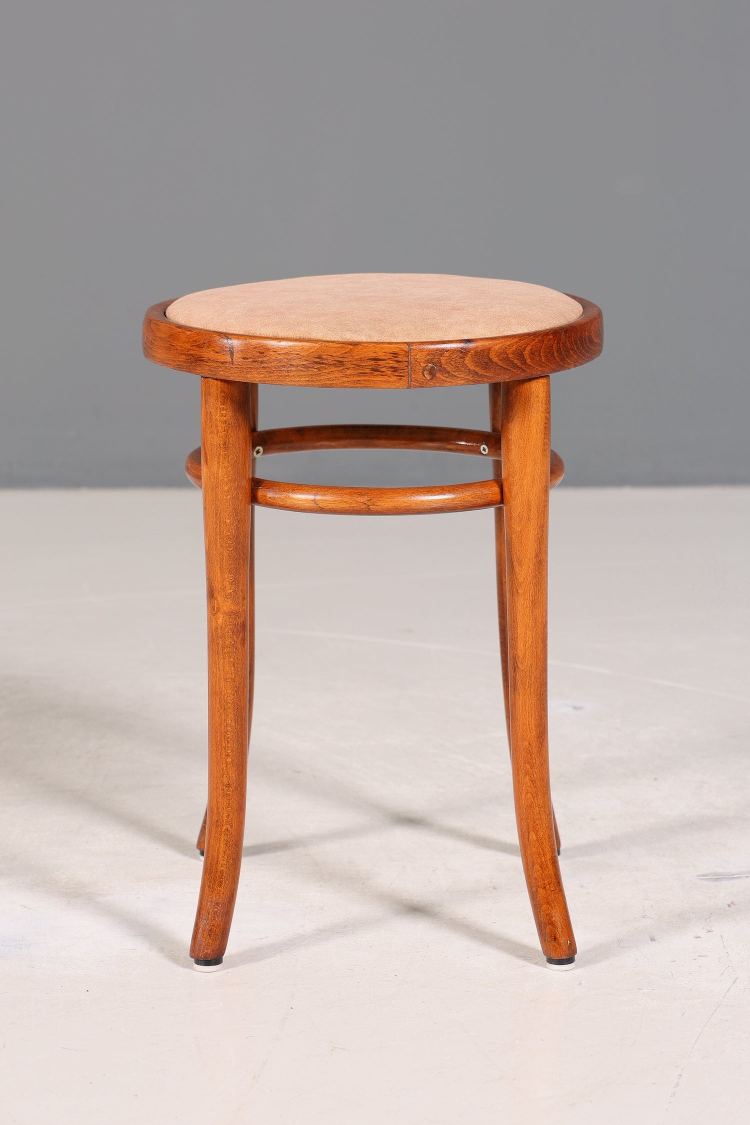 Wunderschöner Hocker Bugholz Stuhl Thonet echt Holz Klavierhocker