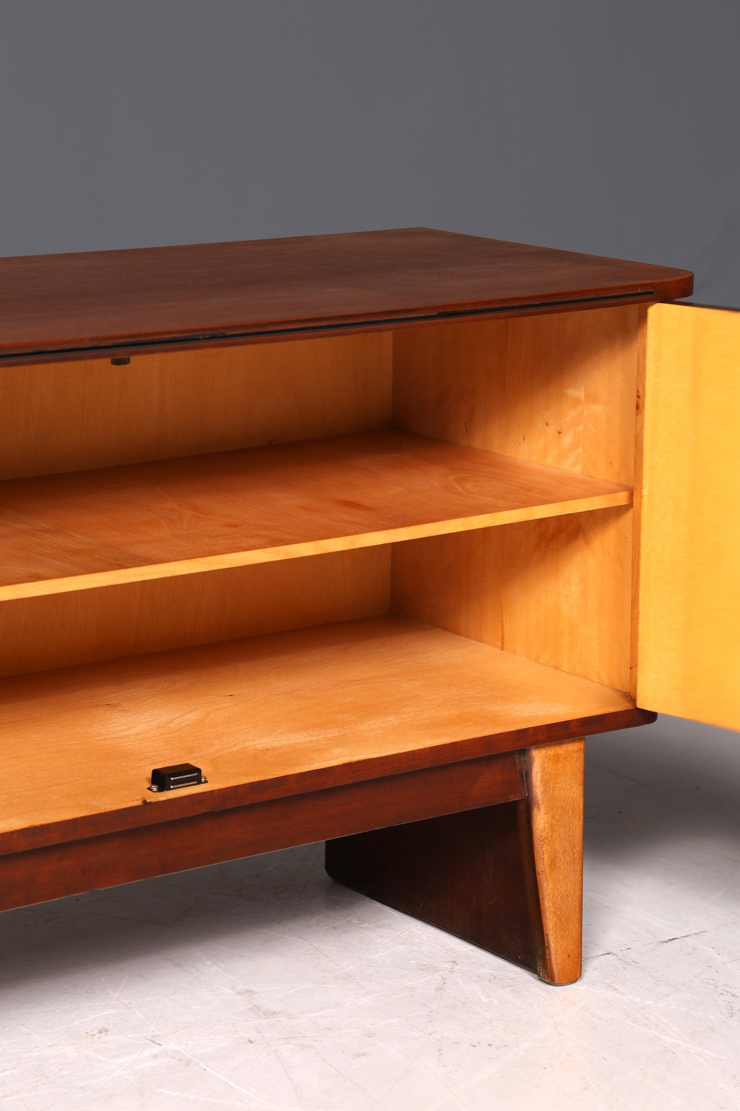 F950 Finish cm Wunderschöne Mid Century Kommode Vintage Schrank Retro Flur Kommode 60s Regal Sideboard