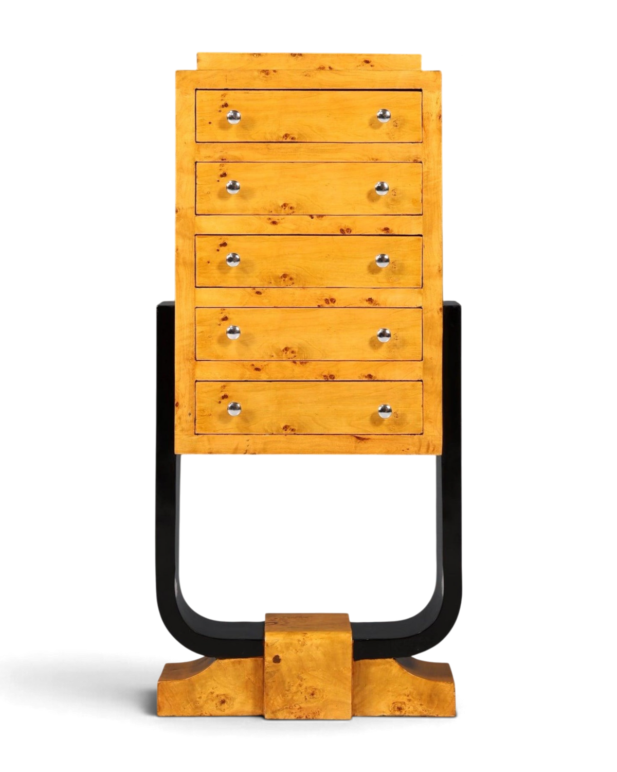 Traumhaftes Art Deco Design Highboard Biedermeier Stil Kommode