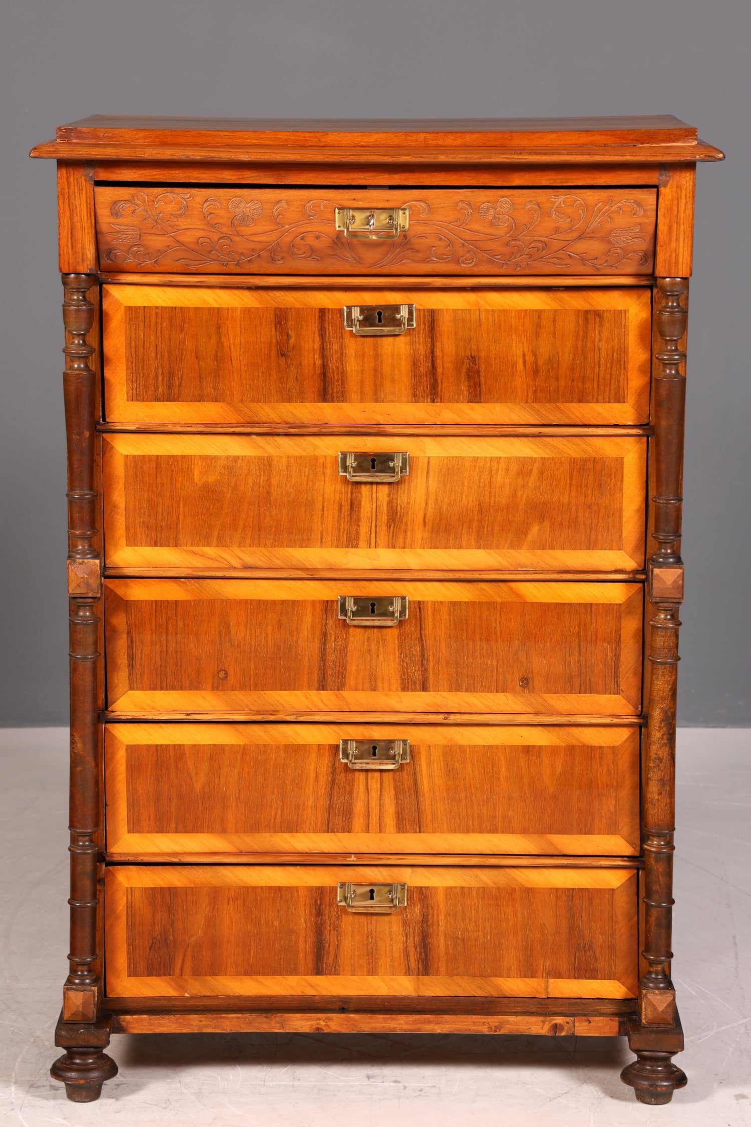 Edle Gründerzeit Kommode um 1890 Jugendstil Vertiko Antik Chiffoniere Wäschekommode