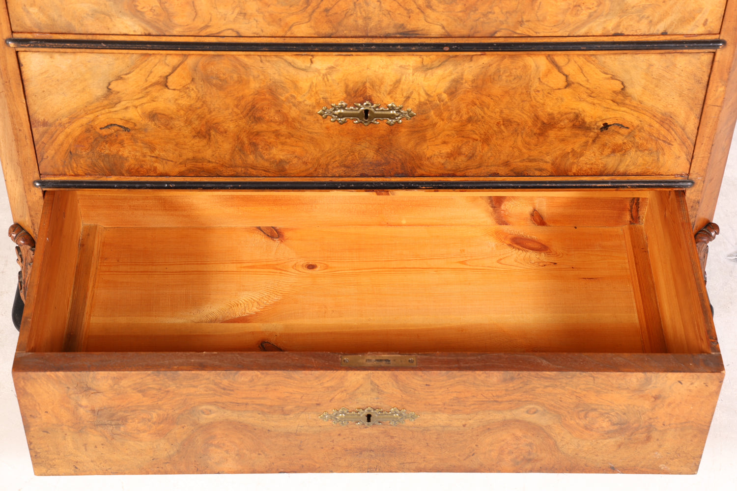 Wunderschöner Louis Philippe Sekretär Chiffoniere um 1880 Gründerzeit Vertiko Schrank Semainier