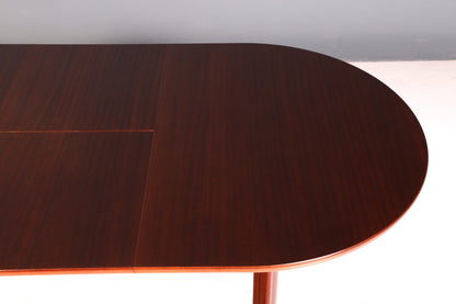 Wunderschöner Mid Century Ausziehtisch Ovaler Esstisch Küchentisch 60er Danish Design Vintage