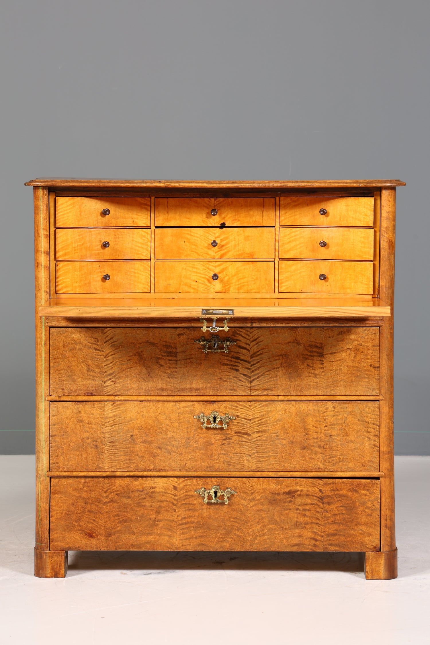 Wunderschöner Biedermeier Sekretär Vertiko Antik Kommode Louis Philippe Schreibkommode