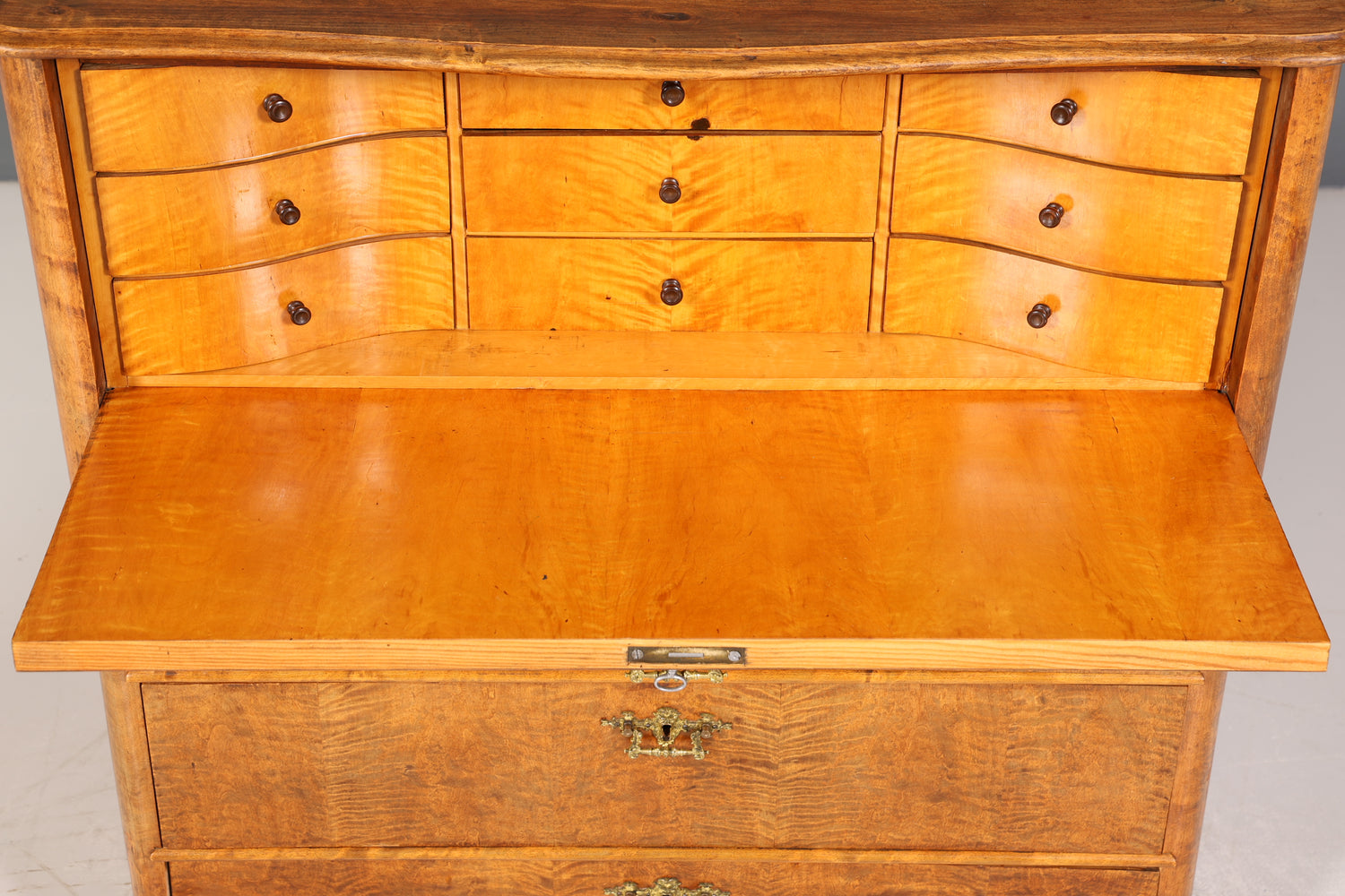 Wunderschöner Biedermeier Sekretär Vertiko Antik Kommode Louis Philippe Schreibkommode