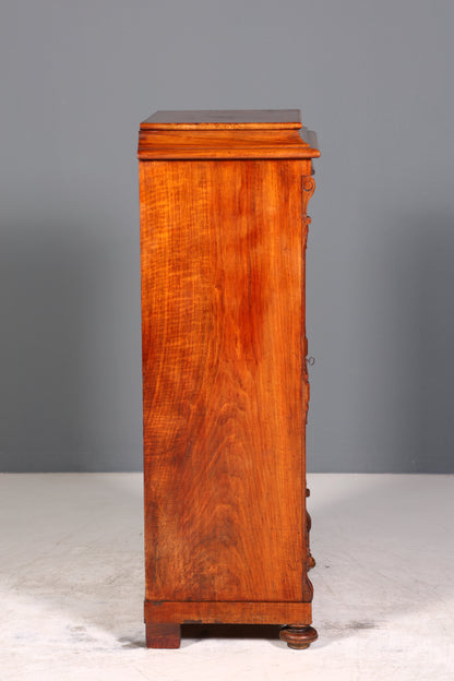Wunderschönes Gründerzeit Vertiko Louis Philippe Kommode um 1880 Schubladenkommode Chiffoniere