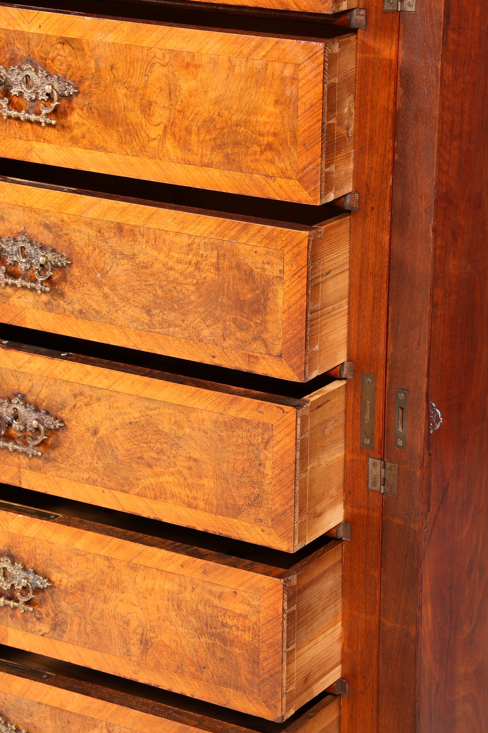 Wunderschönes Gründerzeit Vertiko Louis Philippe Kommode um 1880 Schubladenkommode Chiffoniere