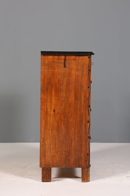 Wunderschöne Antik Kommode um 1880 Vertiko im Biedermeier Stil Schubladenkommode