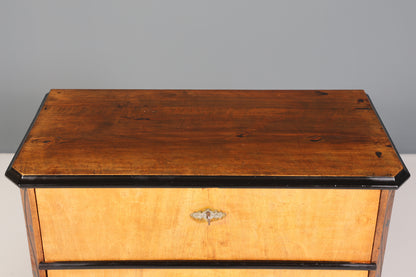 Wunderschöne Antik Kommode um 1880 Vertiko im Biedermeier Stil Schubladenkommode