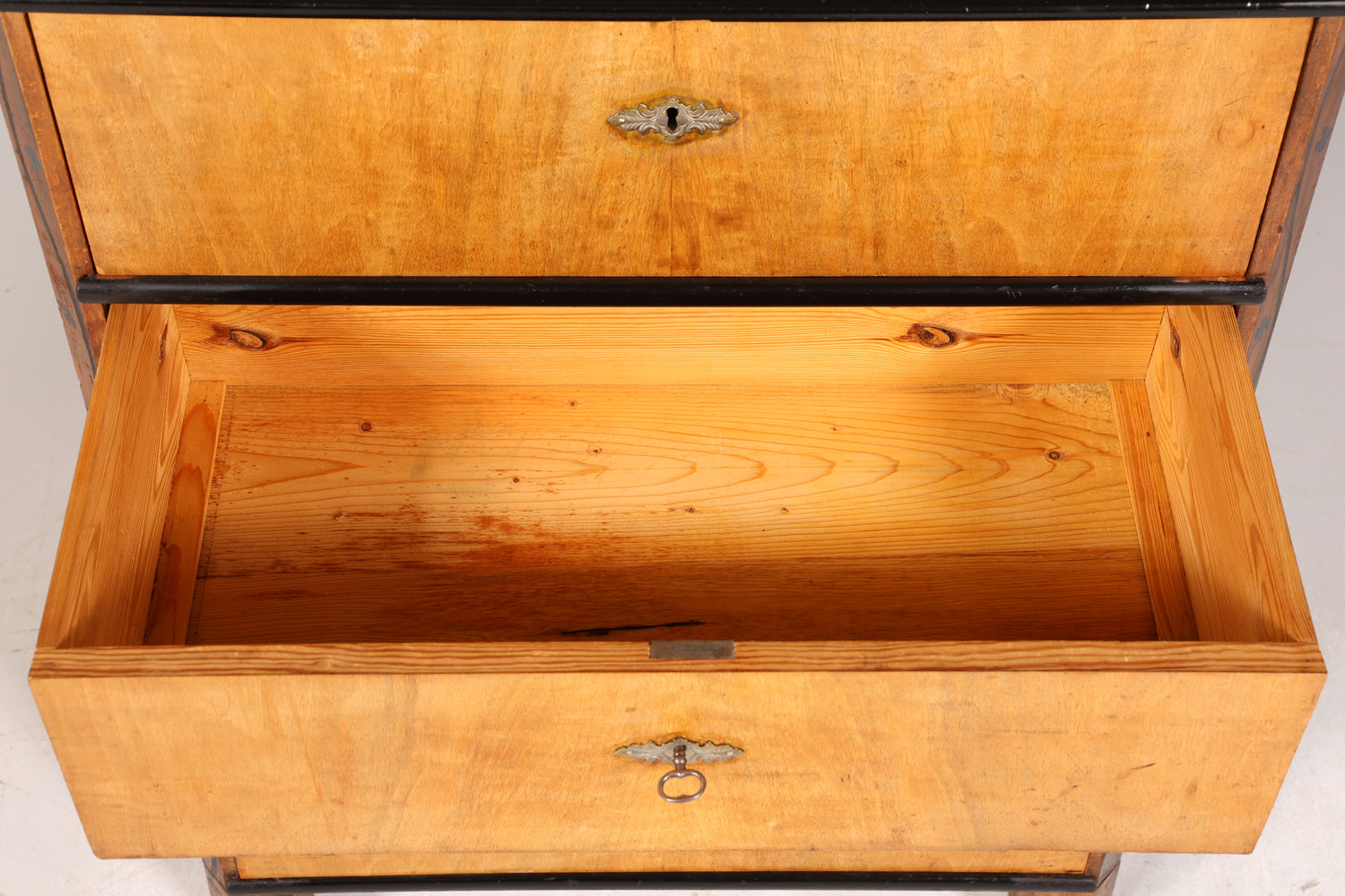 Wunderschöne Antik Kommode um 1880 Vertiko im Biedermeier Stil Schubladenkommode
