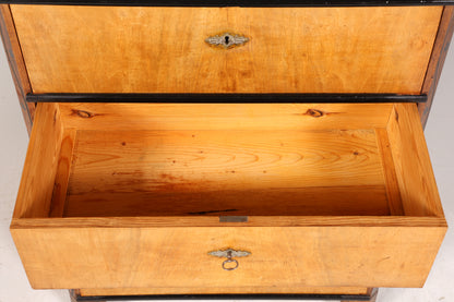 Wunderschöne Antik Kommode um 1880 Vertiko im Biedermeier Stil Schubladenkommode