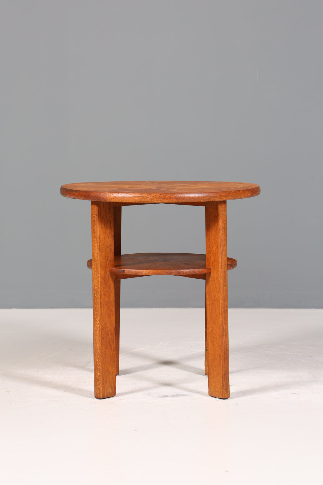 Traumhafter Art Deco Tisch Eiche Jugendstil Ablagetisch Beistelltisch Antik Intarsien Couchtisch um 1930