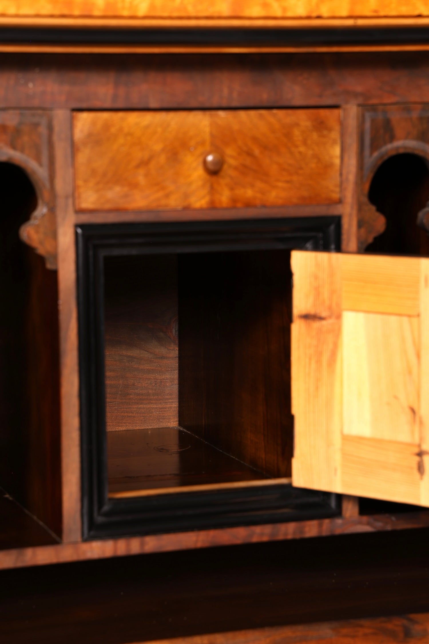 G614 Finish Cm Stilvoller Biedermeier Sekretär Louis Philippe Vertiko Antik Kommode Schreibkommode Office Desk (Kopie)