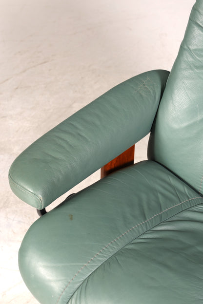 Original Stressless Ekornes Relax Sessel mit Hocker echt Relaxsessel Leder Komfort Design Holz