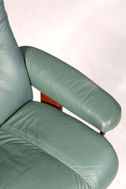 Original Stressless Ekornes Relax Sessel mit Hocker echt Relaxsessel Leder Komfort Design Holz