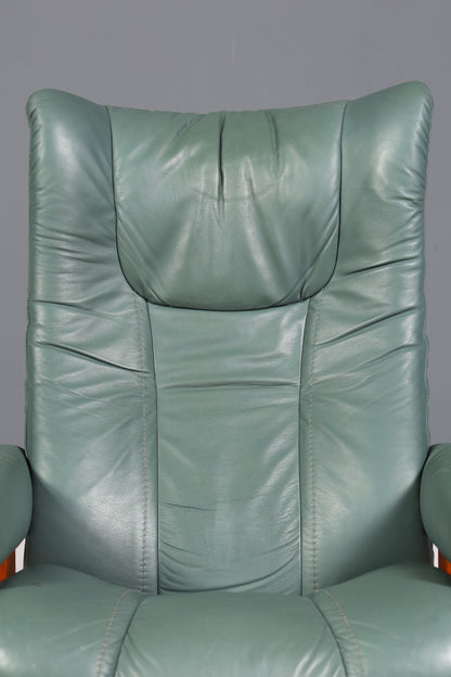 Original Stressless Ekornes Relax Sessel mit Hocker echt Relaxsessel Leder Komfort Design Holz