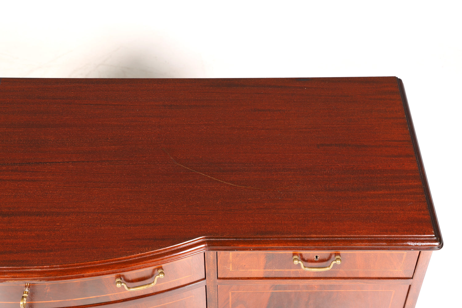 Wunderschönes Englisches Sideboard Mahagoni Schrank Antik 60s Buffetschrank Kommode 1 von 2