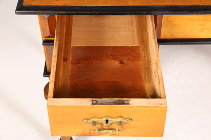 Traumhafter Gründerzeit Schreibtisch Jugendstil Bürotisch echt Holz Antik Desk