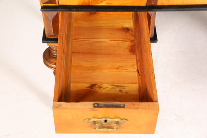 Traumhafter Gründerzeit Schreibtisch Jugendstil Bürotisch echt Holz Antik Desk