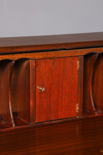 Wunderschöner Englischer Sekretär Schreibkommode Echt Holz Schreibtisch Kommode 60s Vintage