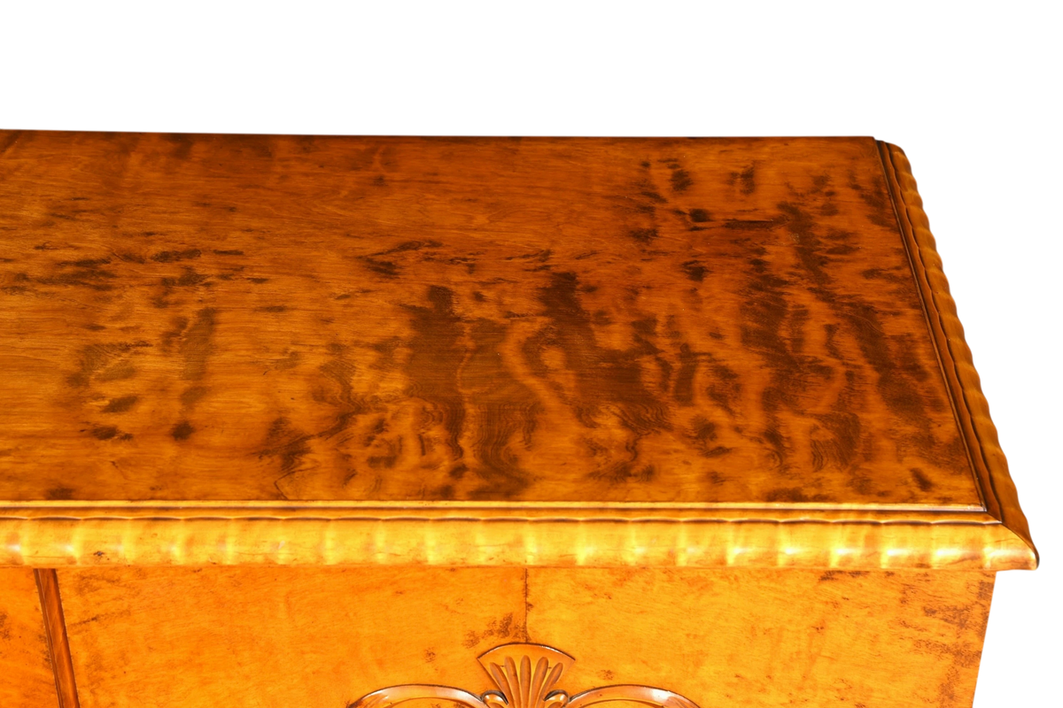 Stilvoller Original Art Deco Schrank Vertiko um 1940 Aktenschrank echt Holz Wäscheschrank Highboard