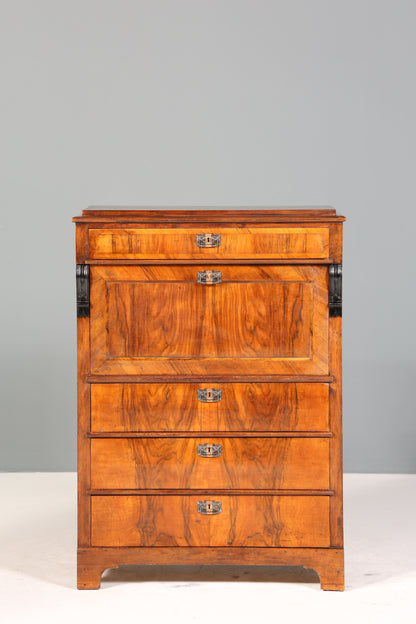 Stilvoller Gründerzeit Sekretär Vertiko Highboard Jugendstil Kommode Schrank um 1880
