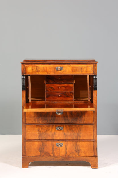 Stilvoller Gründerzeit Sekretär Vertiko Highboard Jugendstil Kommode Schrank um 1880