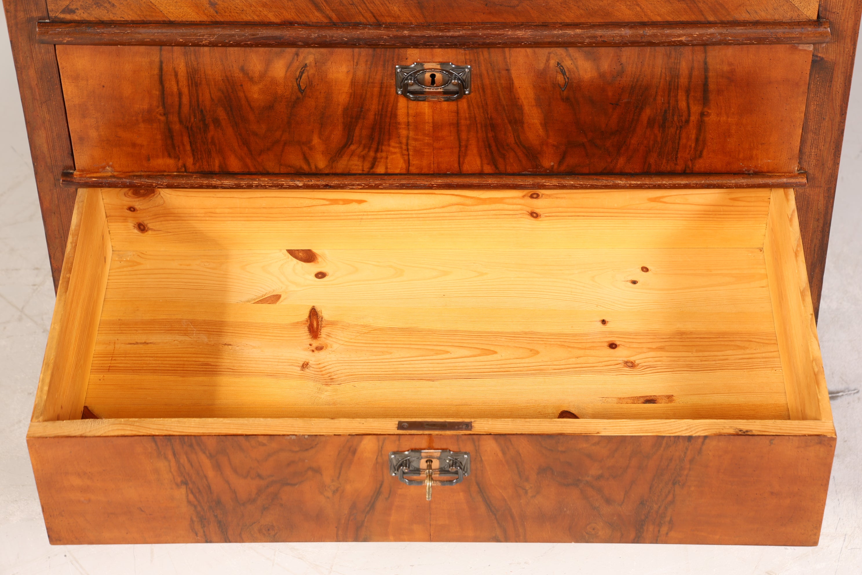 Stilvoller Gründerzeit Sekretär Vertiko Highboard Jugendstil Kommode Schrank um 1880