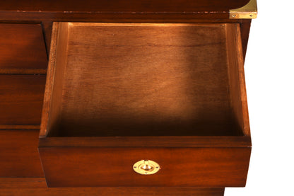 Traumhaftes Maritim Sideboard Englische Schiffs Kommode Englisch Antik Schrank Military Chest