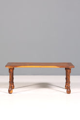 Wunderschöner Sheesham Couchtisch Kolonial Stil Holz Tisch Ablagetisch