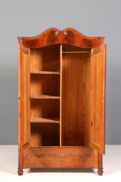 Traumhafter Louis Philippe Schrank Biedermeier Kleiderschrank echt Holz Dielenschrank Wäscheschrank um 1880