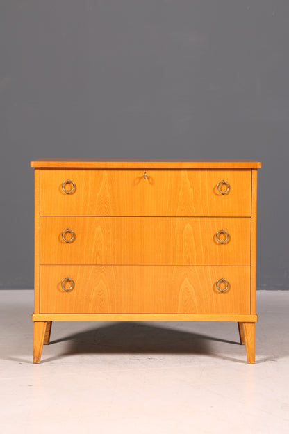 Schlichte Mid Century Kommode Vintage Flur Kommode 60s Schubladenkommode