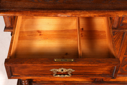 Wunderschöner Gründerzeit Schrank Jugendstil Kommode Antik Sideboard Anrichte