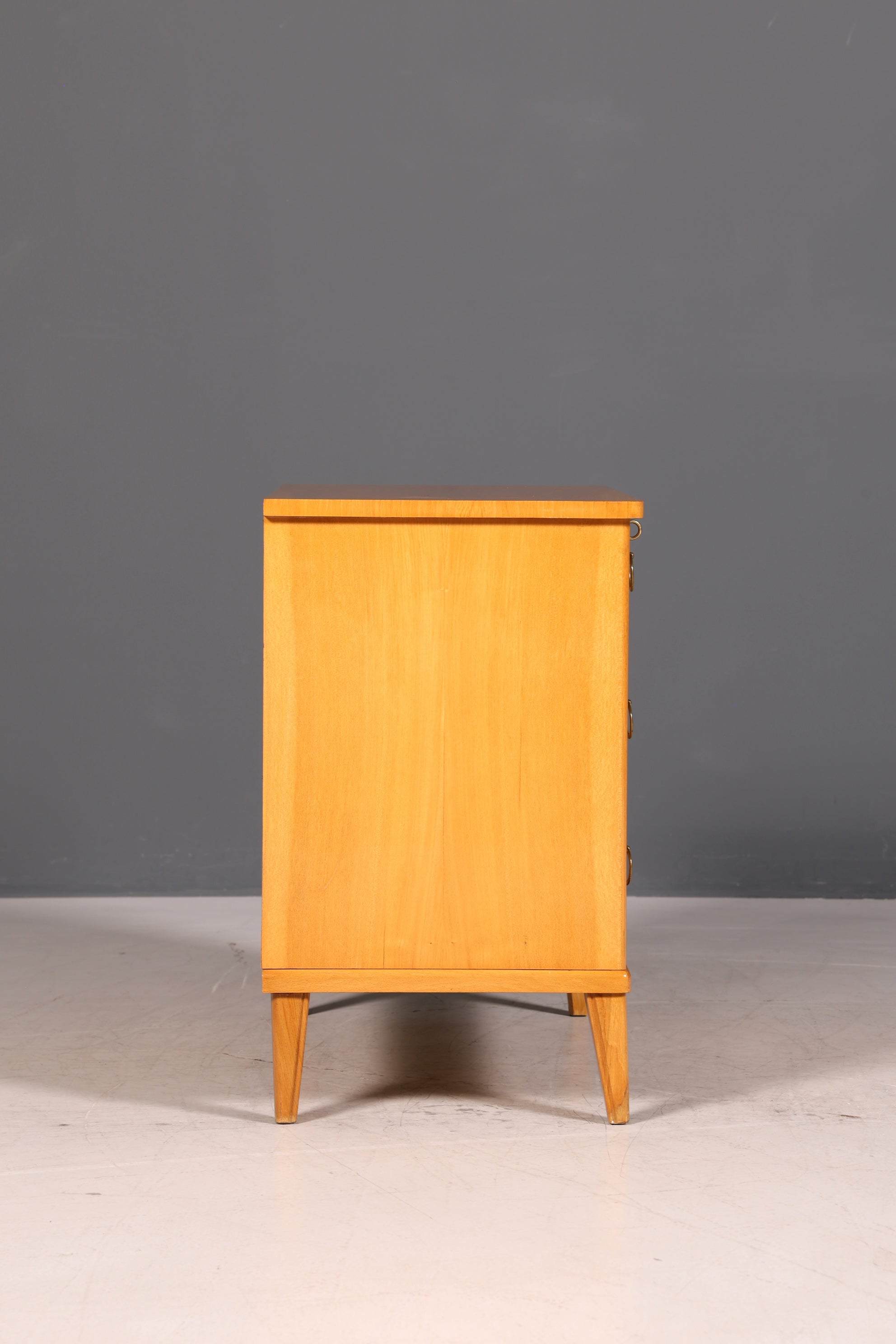 Schlichte Mid Century Kommode Vintage Flur Kommode 60s Schubladenkommode