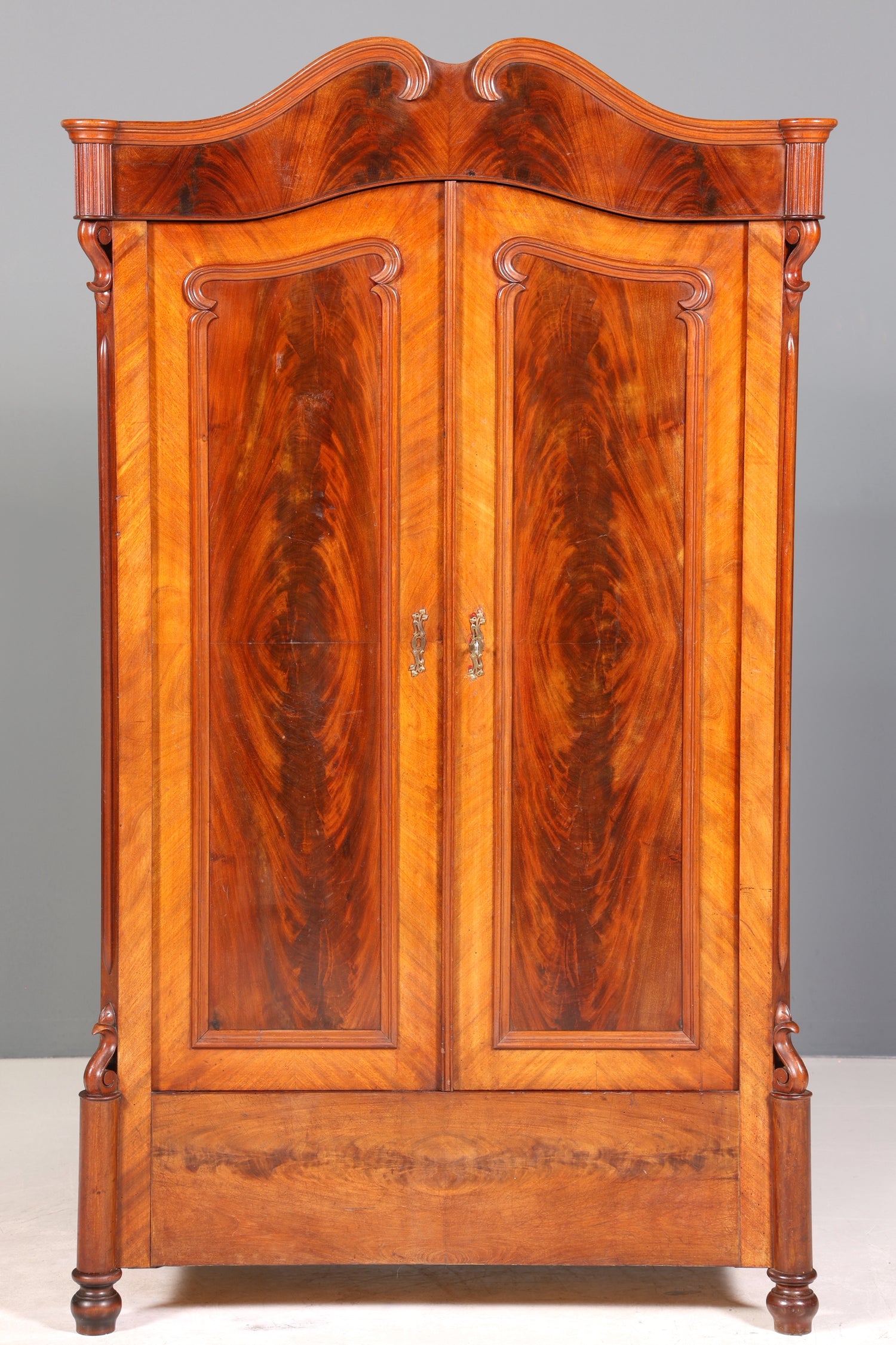 Traumhafter Louis Philippe Schrank Biedermeier Kleiderschrank echt Holz Dielenschrank Wäscheschrank um 1880
