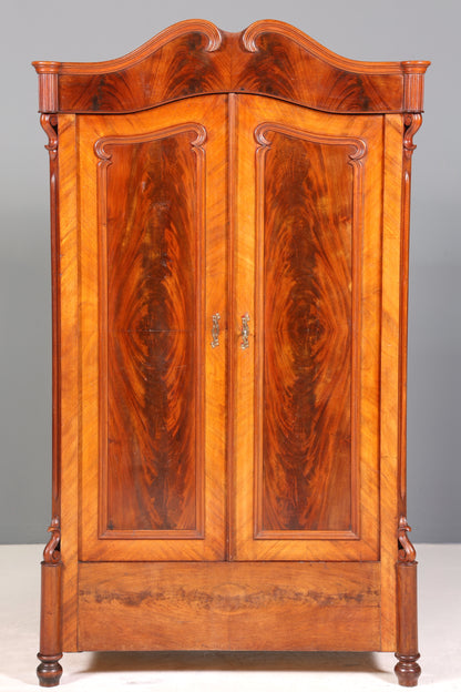 Traumhafter Louis Philippe Schrank Biedermeier Kleiderschrank echt Holz Dielenschrank Wäscheschrank um 1880