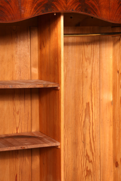 Traumhafter Louis Philippe Schrank Biedermeier Kleiderschrank echt Holz Dielenschrank Wäscheschrank um 1880